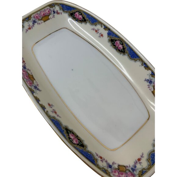 VTG Edelstein Bavaria Small Porcelain Serving Dish Floral Gold P10129 - Picture 9 of 9